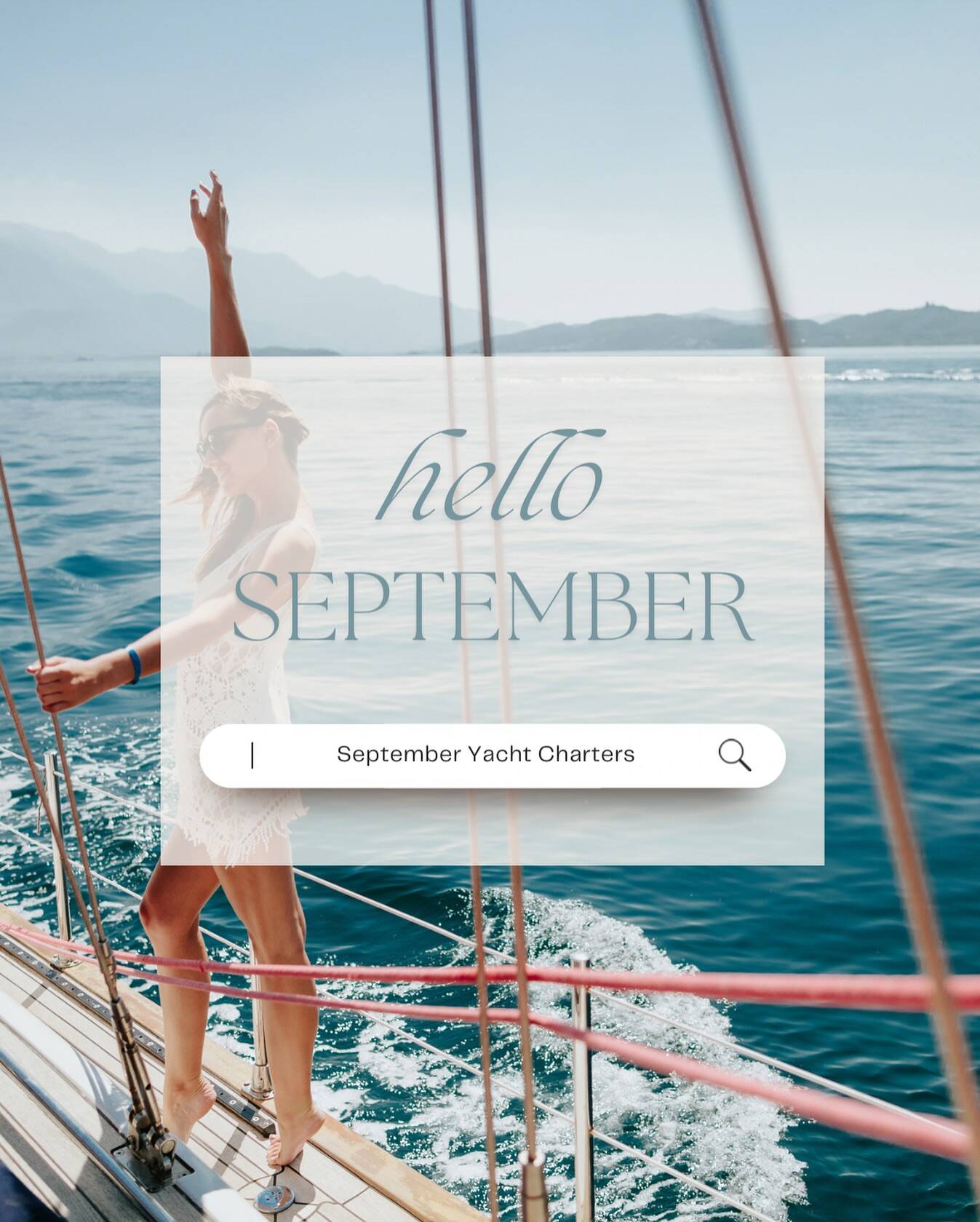 Hello, September!
There&rsquo;s nothing like the feeling of freedom on the open sea, especially with the September breeze in Croatia. &#9973;&#65039;&#127754;

Who&rsquo;s ready to set sail into the new month? &#128588;&#127996;
Let&rsquo;s make this a S