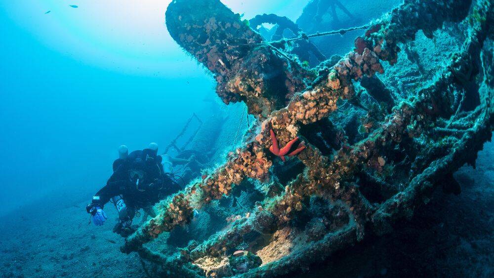 Shipwreck Teti - island Vis