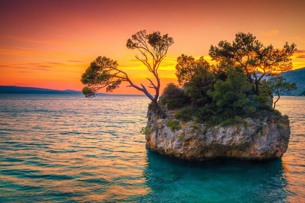 Sunset- Brela, Croatia