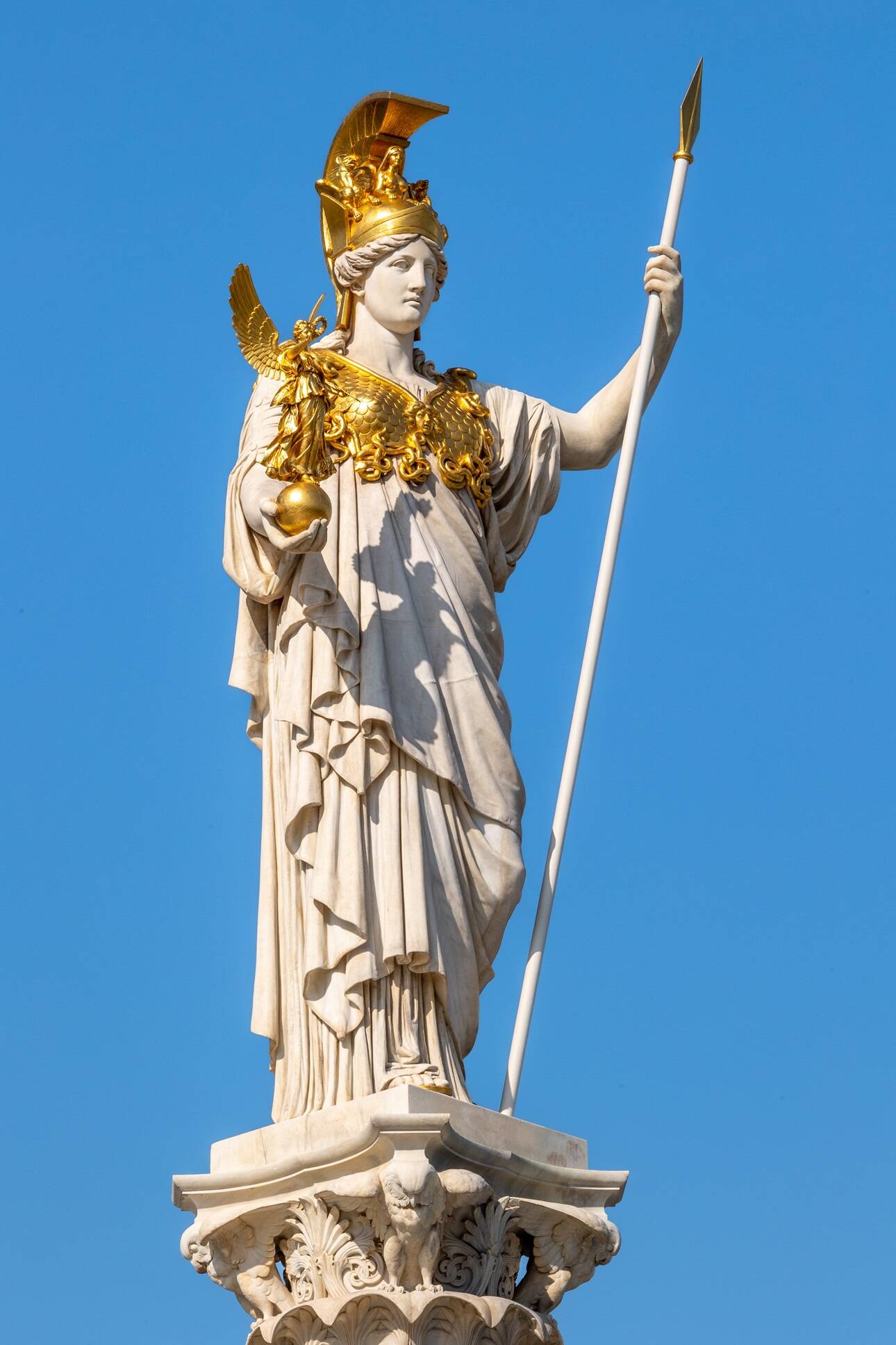 Greek goddess of wisdom Pallas Athena