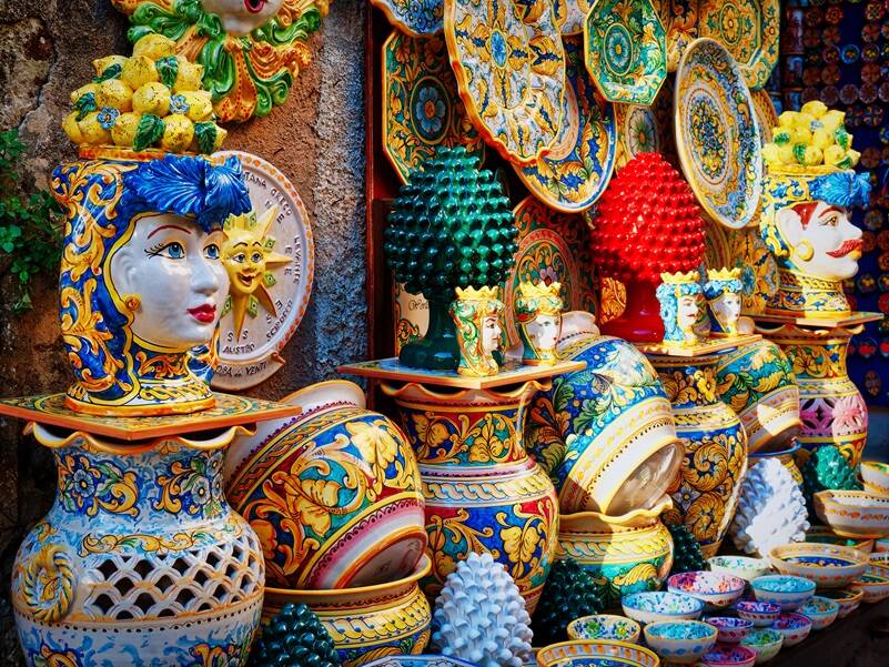 Ceramic craft Sicily