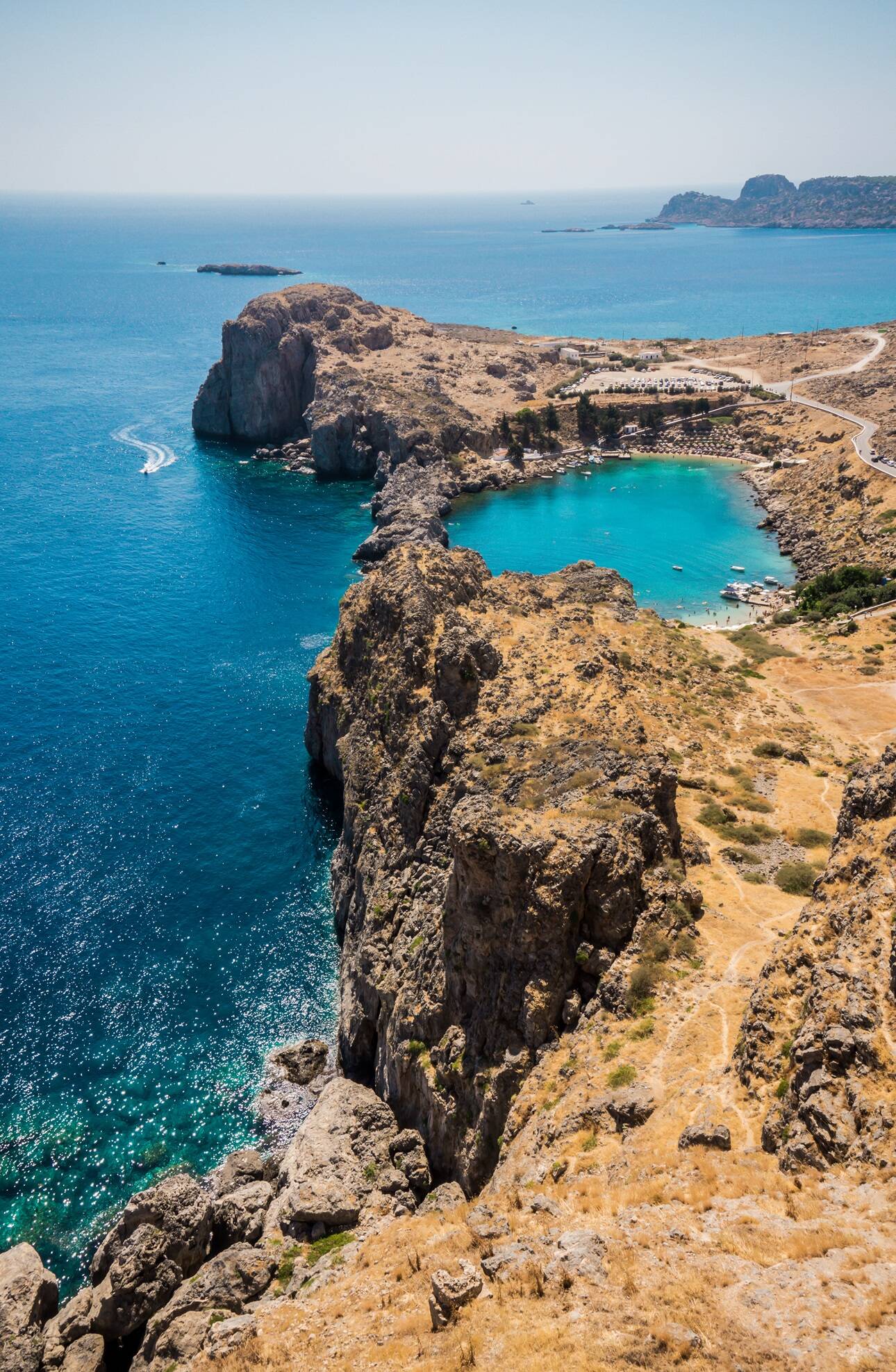 St Paul's heart bay in Lindos