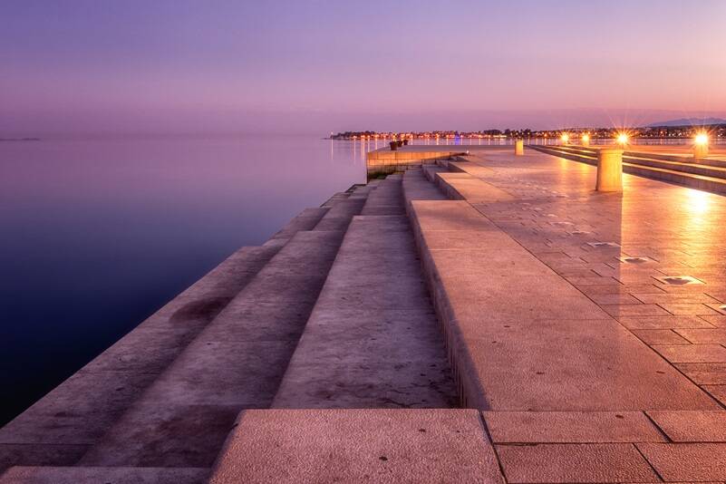 Sea organ in Zadar