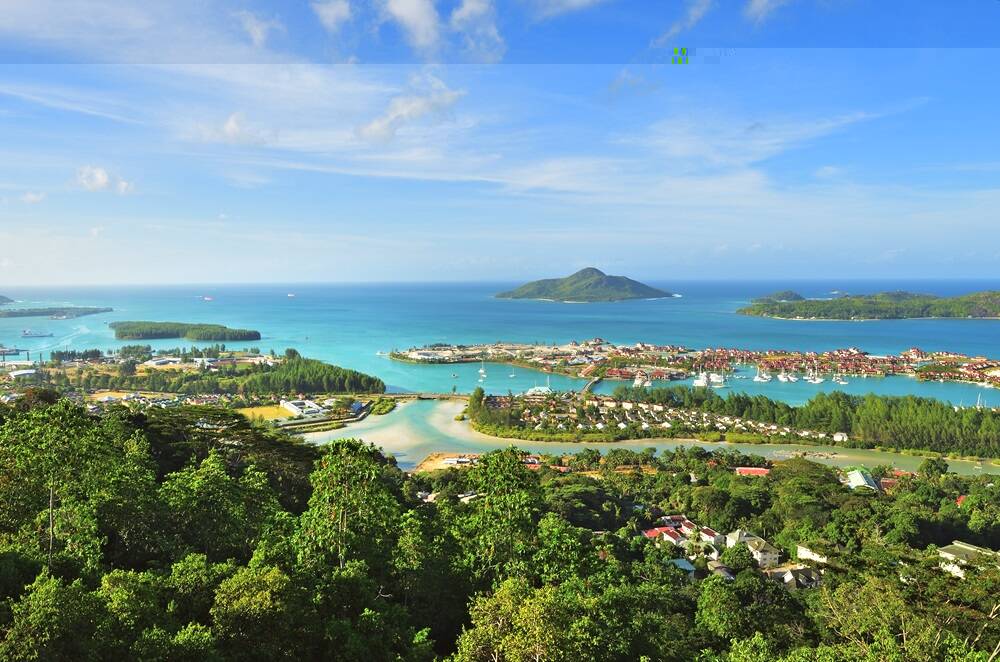 Eden Island from Victoria viewpoint, Mahe