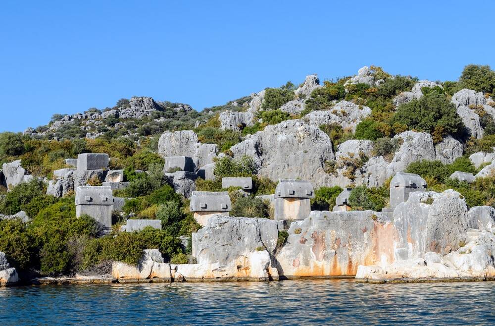 Lycian tombs