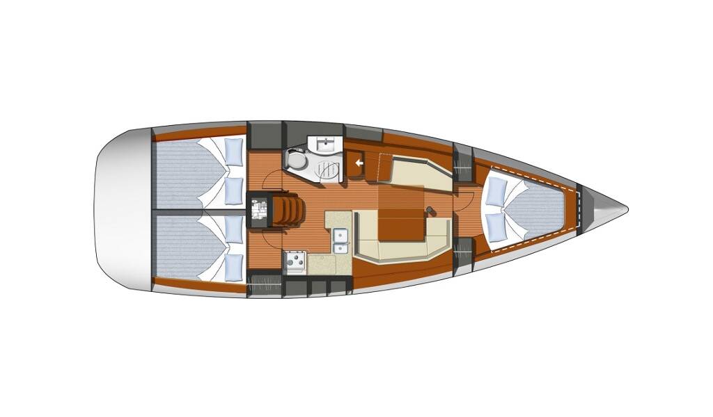 Sun Odyssey 37 Sipica